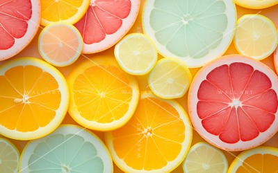 Ploché ležení pozadí citrusových plodů 71