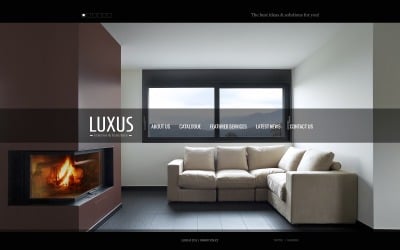 Interior &amp; Furniture Website Template