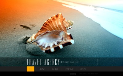 Modèle de site Web d&amp;#39;agence de voyage