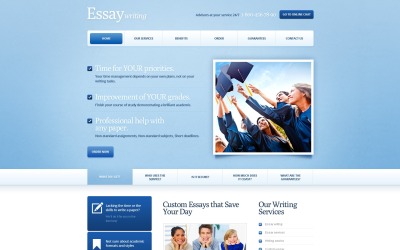 Modelo de site educacional