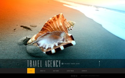 Plantilla web para sitio web de agencia de viajes