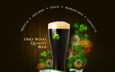 Pub Website Template Web Sitesi #41932