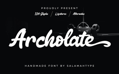 Archolate - шрифт Bold Script