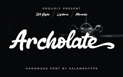 Archolate - Vetgedrukt lettertype