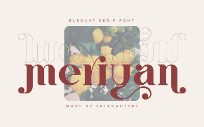 Meriyan - Klassiek lettertype weergeven