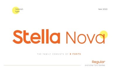 Modern Sans Font Family - Stella Nova