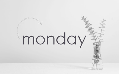 Monday Sans - czysta i elegancka czcionka