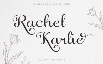 Rachel Karlie - Dekoratív betűtípus