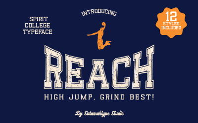 Reach – Klassische Sportschriftart