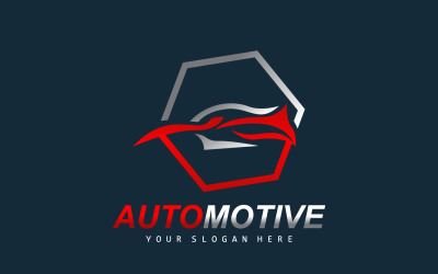 Auto Logo Automotive Reparatie Vector Design V8