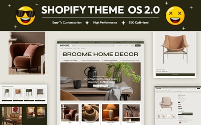 Broome - 现代家居家具和室内装饰多用途 Shopify 2.0 响应式主题