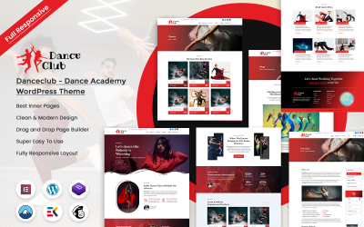 Danceclub - Tema de WordPress para academia de baile