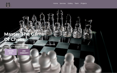 TishChessHTML — шахматный HTML-шаблон