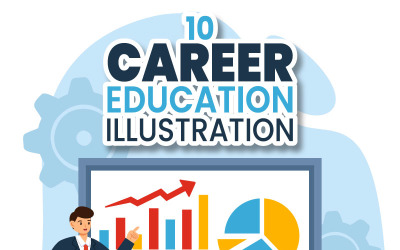 10 Illustrazione dell&amp;#39;istruzione professionale