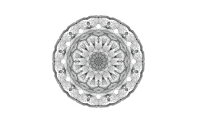 Mandala Nirmana grafické ilustrace