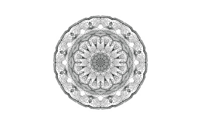 Mandala Nirmana-Grafikillustration