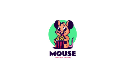 Fare Maskot Karikatür Logosu 6