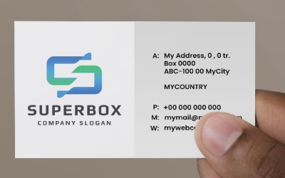 Logotipo de Super Box Letra S Pro