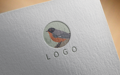 Vector de logotipo de pájaro 13-0343-23