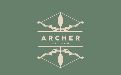 Arciere Logo Freccia Vector Simple DesignV8