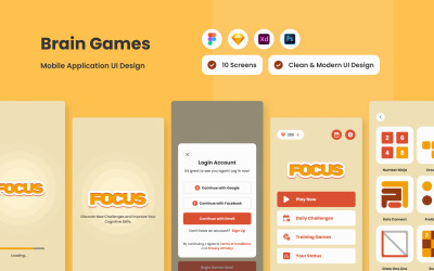 Focus - aplikacja mobilna do gier mózgowych