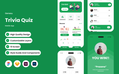Genesu - Trivia Quiz Mobile App