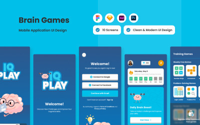 IQPlay - aplicativo móvel de jogos cerebrais