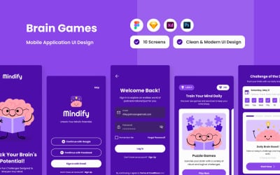 Mindify - Aplicación móvil de juegos mentales