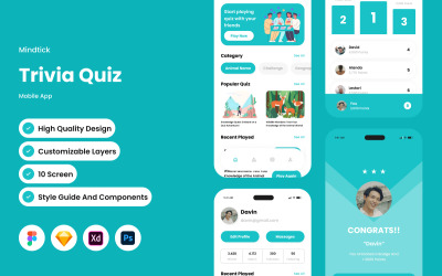 Mindtick - Trivia Quiz Mobile App