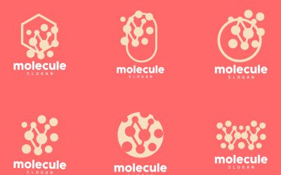 Neurone Logo Molécule Logo Design SET3