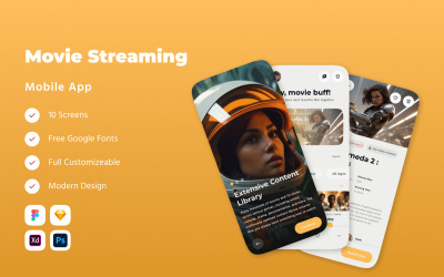 Novo - aplicativo móvel de streaming de filmes