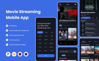 Pluto - Mobiele app voor het streamen van films