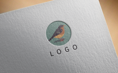 Vector de logotipo de pájaro 10-0340-23