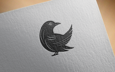 Vetor do logotipo do pássaro 15-0345-23