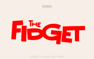 Fuente de cómic Fidgety Fun