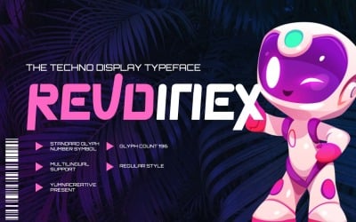 Revoinex - Fuente de visualización futurista