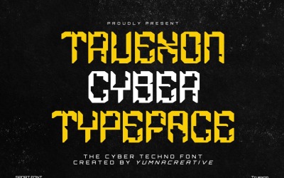 Truexon-Cyber Techno 字体