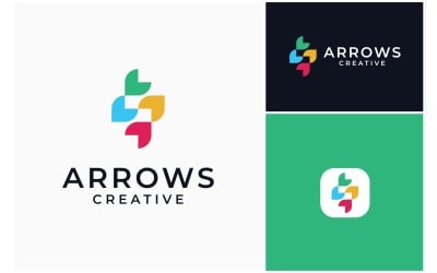 Šipka Kurzor Kreativní Logo