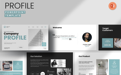 Firmenprofil-Layout-Vorlage