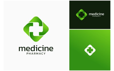 Logotipo De Farmacia De Medicina Médica
