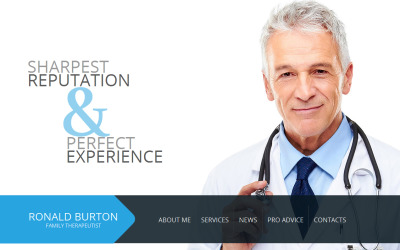 Prémium Egészségügy Moto CMS HTML sablon 42168