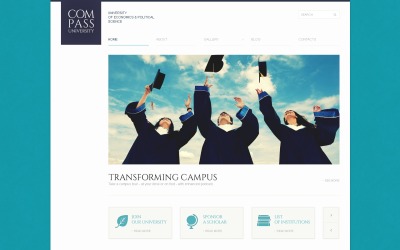 Responsywny motyw WordPress Solid University WordPress Theme #42116