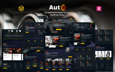 Auto - Car Detailing and Repair Services WordPress Theme