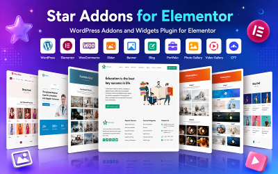 Star Addons voor Elementor - Gratis WordPress-add-ons en widget-plugin voor Elementor