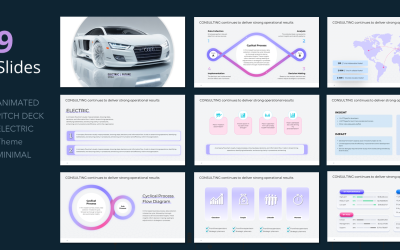 Plantilla ppt de coche eléctrico presentación de diapositivas 38