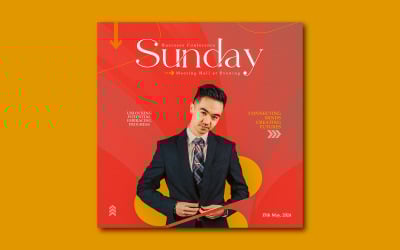 Business Meeting Flyer Design Template