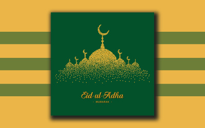 Diseño de redes sociales de Eid-ul-Adha
