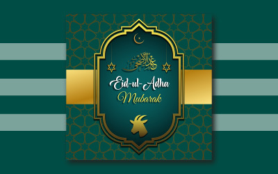 Modelo de design de folheto Eid-Ul-Adha