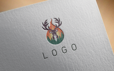 Elegantní logo Deer 7-077-23