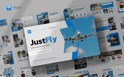 Justfly – Airline Aviation Keynote sablon